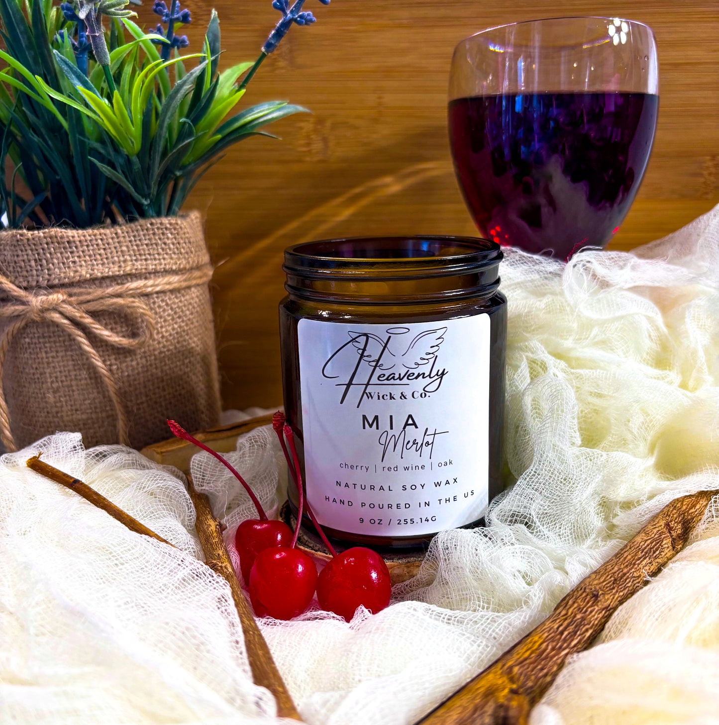 Mia Merlot Soy Candle